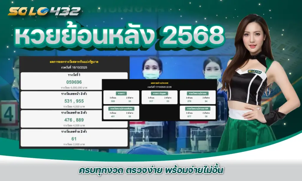 หวยย้อนหลัง 2568